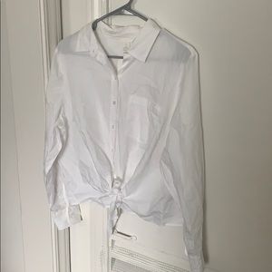White button shirt